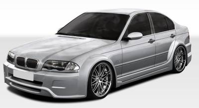 Duraflex - BMW 3 Series 4DR Duraflex I-Design Wide Body Body Kit - 8 Piece - 106516