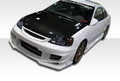 Duraflex - Honda Civic 4DR Duraflex Bomber Body Kit - 4 Piece - 110325