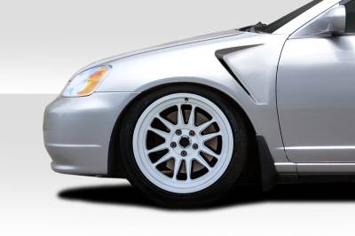 Duraflex - Honda Civic Duraflex F-1 Fenders - 2 Piece - 100253