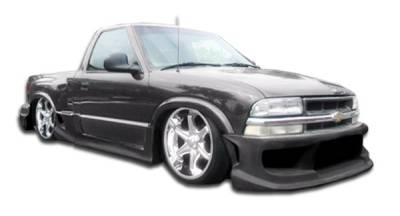 Duraflex - Chevrolet S10 Duraflex Stepside Drifter Body Kit - 6 Piece - 111102