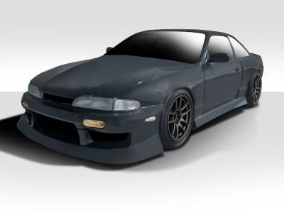 Duraflex - Nissan 240SX Duraflex Type U Body Kit - 4 Piece - 104627