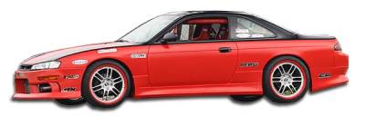 Duraflex - Nissan 240SX Duraflex V-Speed Side Skirts Rocker Panels - 2 Piece - 101651