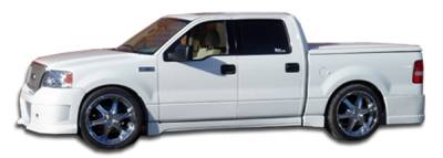 Duraflex - Ford F150 Duraflex Platinum Side Skirts Rocker Panels - 4 Piece - 102261