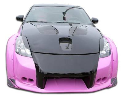 Duraflex - Nissan 350Z Duraflex Vader 3 Wide Body Front Bumper Cover - 1 Piece - 102263