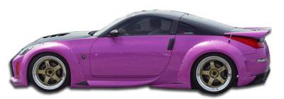 Duraflex - Nissan 350Z Duraflex Vader 3 Wide Body Side Skirts Rocker Panels - 2 Piece - 102264