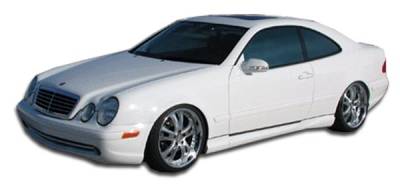 Duraflex - Mercedes-Benz CLK Duraflex AMG Look Side Skirts Rocker Panels - 2 Piece - 103046