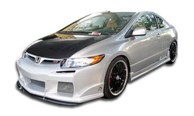 Duraflex - Honda Civic 2DR Duraflex Raven Body Kit - 4 Piece - 111228