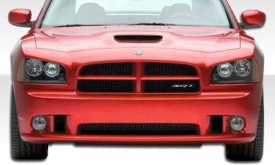 Duraflex - Dodge Charger Duraflex SRT Look Front Bumper Cover - 1 Piece - 104850