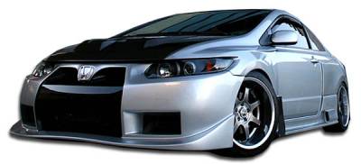 Duraflex - Honda Civic 2DR Duraflex GT500 Wide Body Body Kit - 8 Piece - 105297