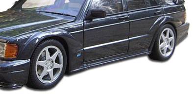 Duraflex - Mercedes-Benz C Class Duraflex Evo 2 Wide Body Fender Flares - 6 Piece - 105372