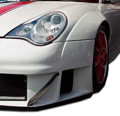 Duraflex - Porsche 911 Duraflex GT3 RSR Look Wide Body Front Fenders - 2 Piece - 105410