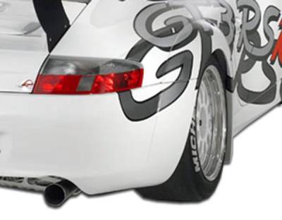 Duraflex - Porsche 911 Duraflex GT3 RSR Look Wide Body Rear Fender Flares - 2 Piece - 105411