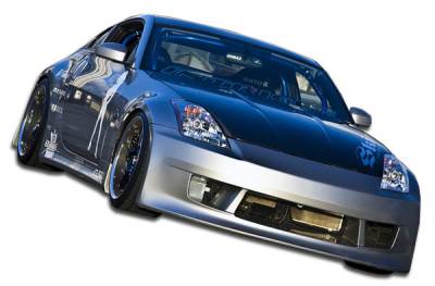 Duraflex - Nissan 350Z Duraflex V-Speed Body Kit - 4 Piece - 105649