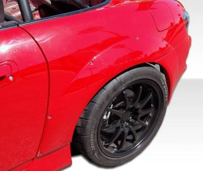 Duraflex - Honda S2000 Duraflex A-Sport Rear Fender Flares - 4 Piece - 105922