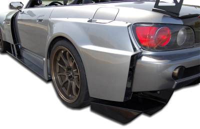 Duraflex - Honda S2000 Duraflex AM-S Wide Body Rear Fender Flares - 2 Piece - 106027