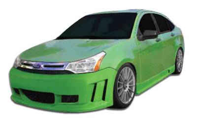 Duraflex - Ford Focus 4DR Duraflex Piranha Body Kit - 4 Piece - 106428