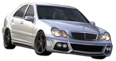 Duraflex - Mercedes-Benz C Class Duraflex W-1 Body Kit - 4 Piece - 107137