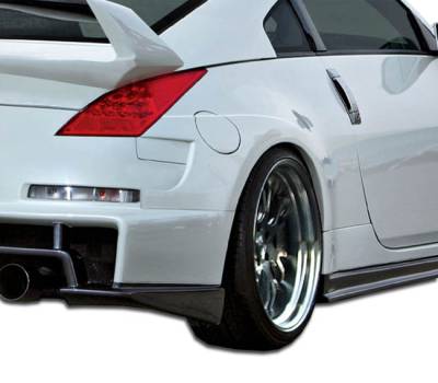 Duraflex - Nissan 350Z Duraflex AM-S Wide Body Rear Fender Flares - 2 Piece - 107229