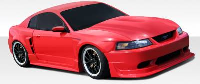 Duraflex - Ford Mustang Duraflex CBR500 Wide Body Body Kit - 8 Piece - 107585