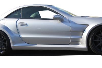 Aero Function - Mercedes SL AF-1 Series Aero Function Side Skirts Body Kit 108021