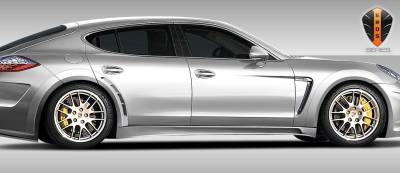 Duraflex - Porsche Panamera Duraflex Eros Version 4 Wide Body Fender Flares - 4 Piece - 108291