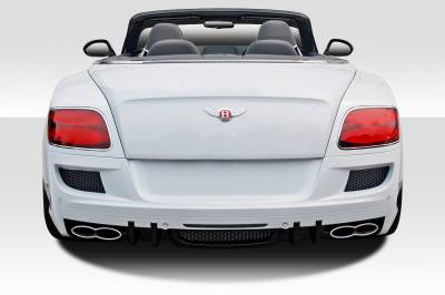 Duraflex - Bentley Continental GT Eros V.1 Duraflex Rear Body Kit Bumper 113956