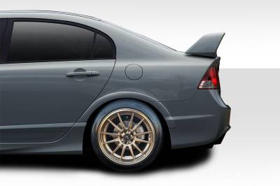 Duraflex - Honda Civic JDM 4dr Type M Duraflex Rear Fender Flares 114281