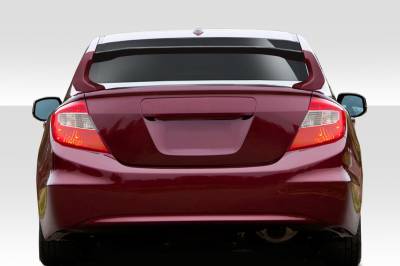 Duraflex - Honda Civic 4DR RR Duraflex Body Kit-Wing/Spoiler 114287