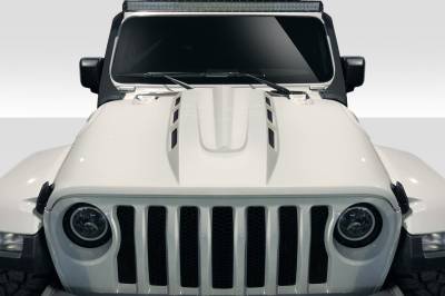 Duraflex - Jeep Wrangler JL JT Energy Duraflex Body Kit- Hood 116093