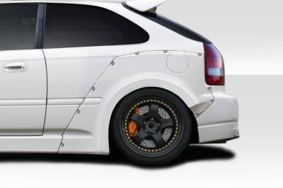 Duraflex - Honda Civic HB MMR Duraflex Rear Fender Flares 116513