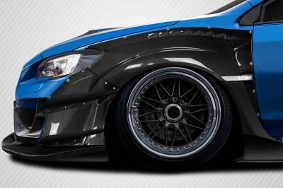 Carbon Creations - Subaru WRX VRS Carbon Fiber Body Kit- Wide Front Fenders 116961