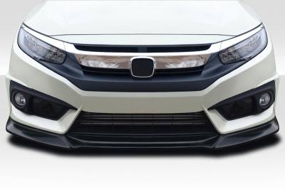 Duraflex - Honda Civic Yoka Duraflex 3pcs Front Bumper Lip Body Kit 117944