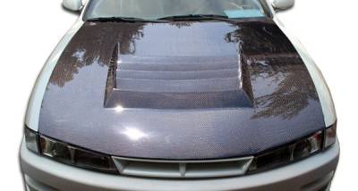 Carbon Creations - Nissan 240SX Carbon Creations D-1 Hood - 1 Piece - 104241