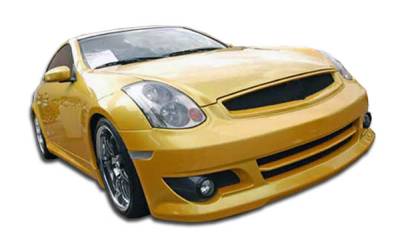 Duraflex - Infiniti G35 2DR Duraflex K-1 Front Bumper Cover - 1 Piece - 100465