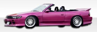 Duraflex - Nissan 240SX Duraflex V-Speed Side Skirts Rocker Panels - 2 Piece - 100887