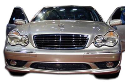 Duraflex - Mercedes-Benz C Class Duraflex AMG Look Front Bumper Cover - 1 Piece - 103077