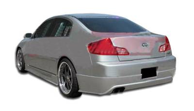 Duraflex - Infiniti G35 4DR Duraflex Sigma Rear Lip Under Spoiler Air Dam - 1 Piece - 103301