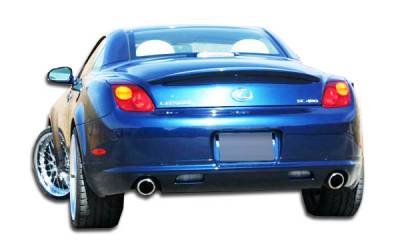 Duraflex - Lexus SC Duraflex W-1 Rear Lip Under Spoiler Air Dam - 1 Piece - 103577