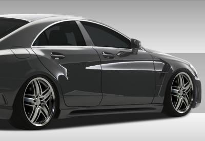 Duraflex - Mercedes CLS Eros Version 1 Duraflex Side Skirts Body Kit 108438