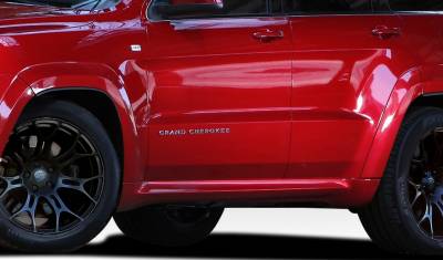 Duraflex - Jeep Grand Cherokee Duraflex SRT Look Side Skirt Rocker Panels - 2 Piece - 109617