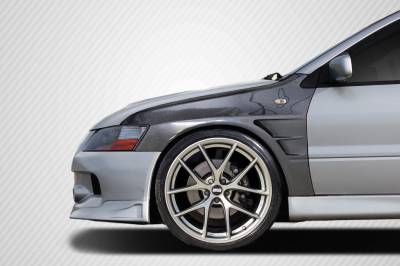 Carbon Creations - Mitsu Evolution C-Speed Carbon Fiber Creations Body Kit- Fenders 115307