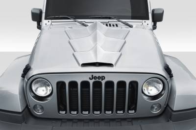 Duraflex - Jeep Wrangler Tryrano Duraflex Body Kit- Hood 116893