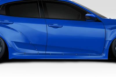 Duraflex - Honda Civic Speedster Duraflex Wide Side Skirts Body Kit 118186