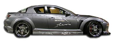 Duraflex - Mazda RX-8 Duraflex M-1 Speed Side Skirts Rocker Panels - 2 Piece - 100584