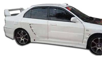 Duraflex - Mitsubishi Mirage 4DR Duraflex GT500 Wide Body Rear Fender Flares - 2 Piece - 104465