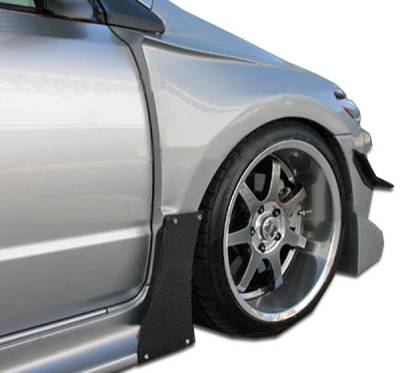 Duraflex - Honda Civic 2DR Duraflex GT500 Wide Body Front Fenders - 2 Piece - 105248