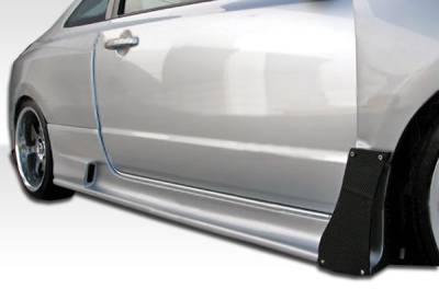 Duraflex - Honda Civic 2DR Duraflex GT500 Wide Body Side Skirts Rocker Panels - 2 Piece - 105689