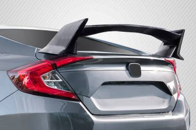 Carbon Creations - Honda Civic 4DR Type R Style Carbon Fiber Body Kit-Wing/Spoiler 115045