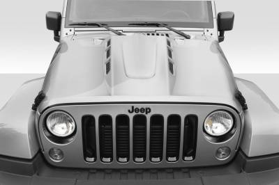 Duraflex - Jeep Wrangler AVG Duraflex Body Kit- Hood 115893