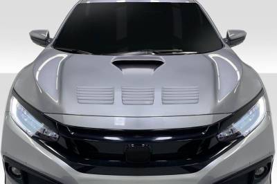 Duraflex - Honda Civic 4DR EVS Duraflex Body Kit- Hood 116757